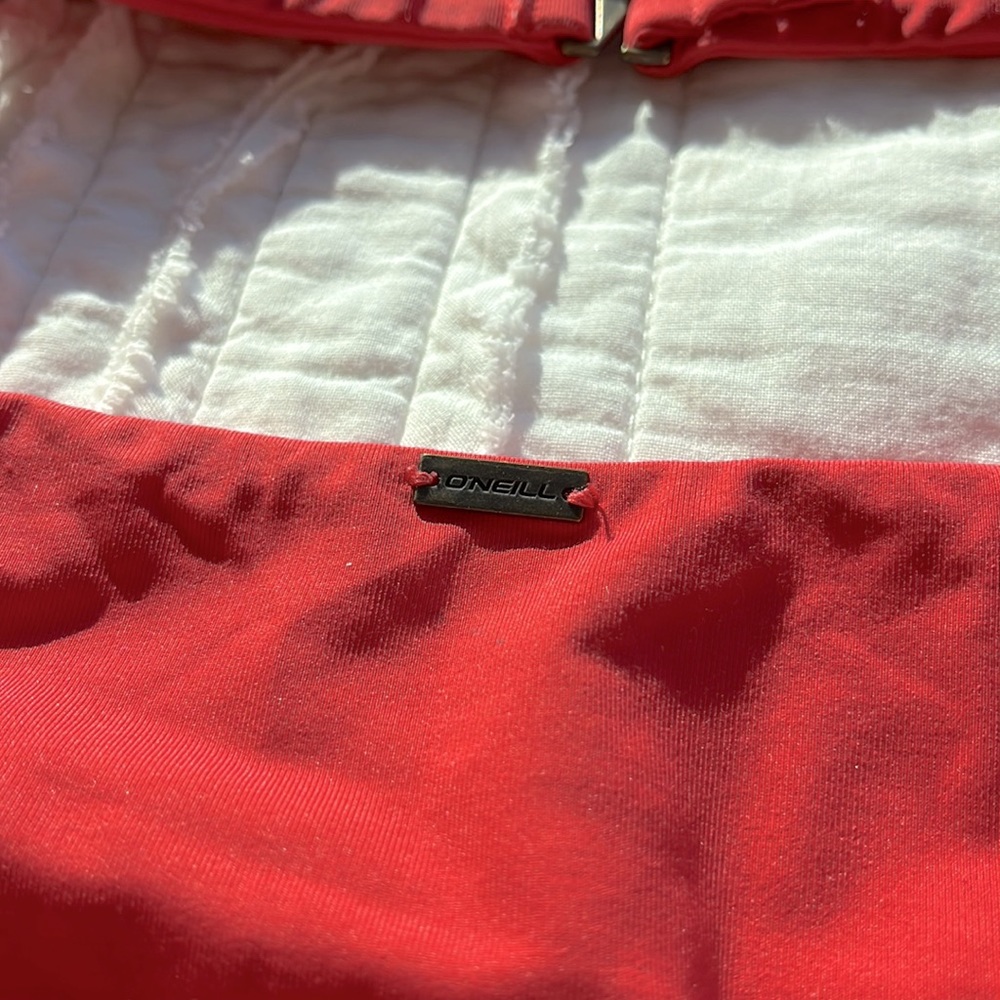 O'Neill Red Triangle Bikini Set - Picture 3 of 3